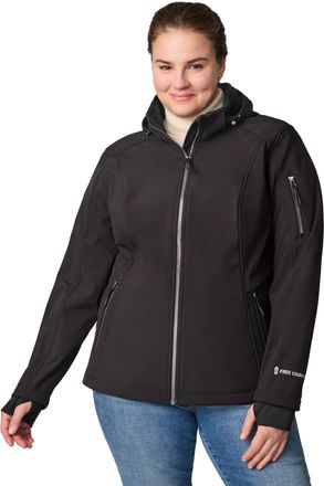 Free Country Womens Plus Size Aeris II Super Softshell Jacket