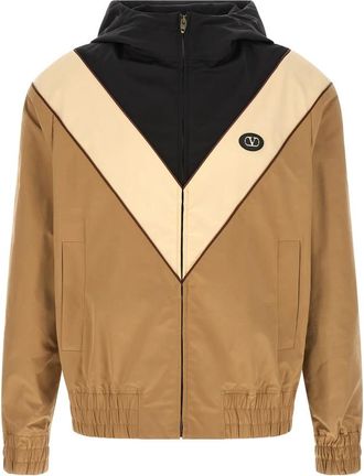 Valentino Garavani Nylon Windbreaker - Heren - Zomerjassen - Veelkleurig - M - Nylon - Jassen