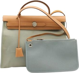 Herm&egrave;s Borsa Pre-owned Vintage Toile Officier - - Pre-owned - Donna - Blu - ONE SIZE