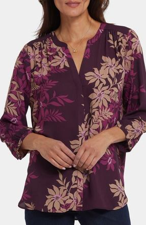 NYDJ Pintuck Top in Bonne Nouvelle at Nordstrom, Size Small