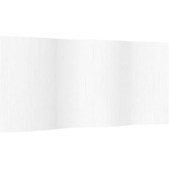 vidaXL Biombo Divisor De Bamb&uacute; Blanco 165x400 Cm Vidaxl