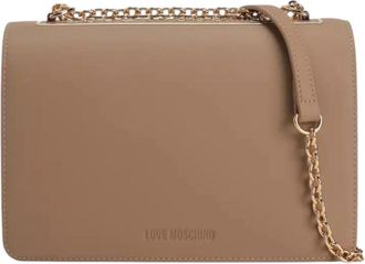Love Moschino Schoudertas - Dames - Schoudertassen - Beige - ONE Size - Tassen