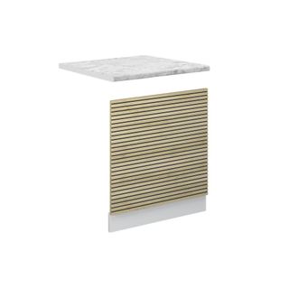 Vicco Panel Frontal Fame-line, Panel De Roble, 60 Cm, Et M&aacute;rmol