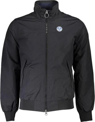 North Sails Zwarte Bomberjack- Waterbestendig & Stijlvol - Heren - Bomber jackets - Zwart - XL - Jassen