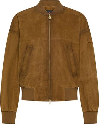Peuterey Brown Ruti Suede Bomber Jacket