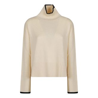 Pinko Falkland Turtle Neck Jumper - female - PINKO - Turtlenecks - Beige - XS - Knitwear