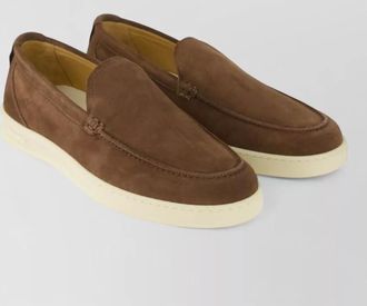 Woolrich calf leather slip-on sneakers