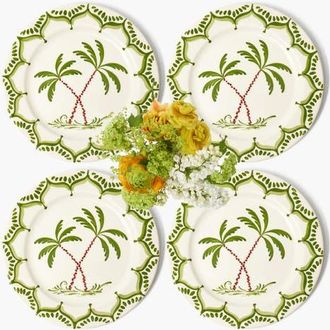 Mrs. Alice Jardin de Palmier Dinner Plates in Green at Nordstrom
