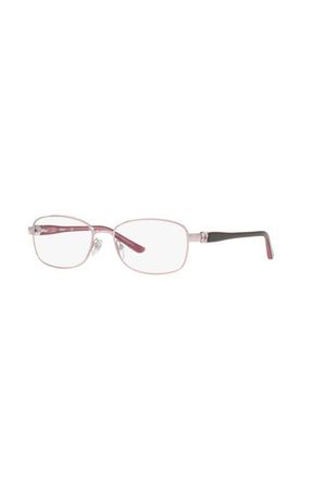 Sferoflex 54mm Rectangle optical glasses in Pink at Nordstrom