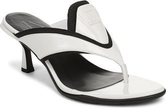 Naturalizer x June Ambrose Ravyn Sandal in Warm White/Silver/Black at Nordstrom, Size 5.5