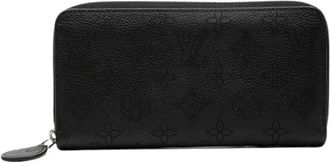 Louis Vuitton Pre-owned Long Wallet - Dames - Vintage Accessoires - Zwart - ONE Size - Leer - Vintage