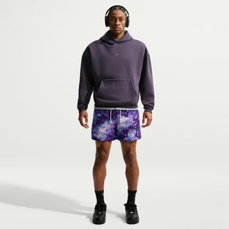 Nike Mens Standard Issue 5 Woven Basketball Shorts in Purple | IX8493-587