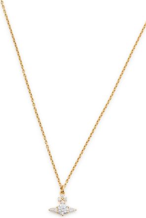 Vivienne Westwood Ofelia Crystal-embellished Gold-tone Necklace - One Size