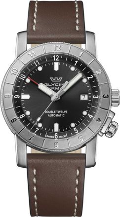 Glycine Ariman Double Twelve Mens Watch