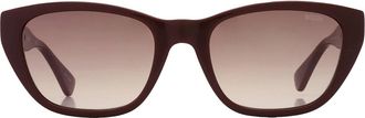 Moschino Brown Cat Eye Ladies Sunglasses MOS130/S 0LHF/HA 55