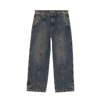 Iuter Iuter - Denim Pants Grid Zipped - Heren - Jeans - Blauw - Maat: W28 Denim