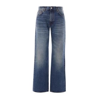 Haikure Wide Leg Denim Jeans - Dames - Regular Fit Jeans - Blauw - W25 - Denim - Jeans
