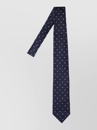 Tom Ford slim long polka dot neck tie
