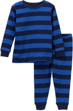 Leveret Two-Piece Pajama Blue in Blue/navy at Nordstrom, Size 12-18M