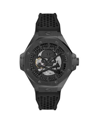 Philipp Plein $Keleton Royal Stainless Steel Watches Men in Black/black at Nordstrom