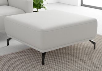 Sit&more Hocker »Bailando« mit Federkern und schwarzen, matten Metallfüssen