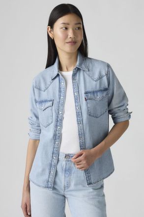 Levi's Camisa The Ultimate Western - Mujer - M - Azul / Ig Discussion