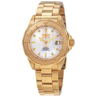 Invicta Pro Diver Automatic White Mother of Pearl Dial Mens Watch 28694