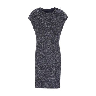 Emporio Armani Vestido Mini Ajustado Texturizado - Dresses - Mujer - Negro - 2XS