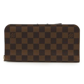 Louis Vuitton Damier Brown Pvc Long Wallet (Bi-Fold) (Pre-Owned)