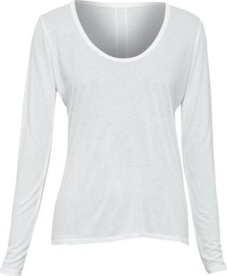 The Row Cream Viscose Silk Trim Tshirt