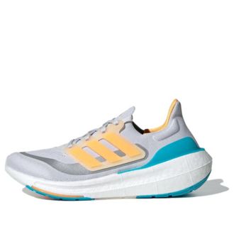 adidas Ultraboost Light Grey Flash Orange Cyan IE1758