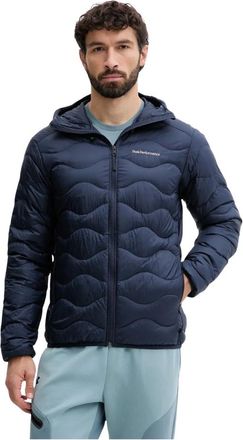 Peak Performance Helium Down Hood Jacket - - Sport - Uomo - Blu - M