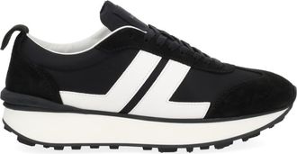 Lanvin Black Color Block Sneakers
