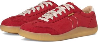 Dr. Scholls Be True Lace-Up Shoes Womens Shoes Scarlet Red : 9.5 M, Faux Leather