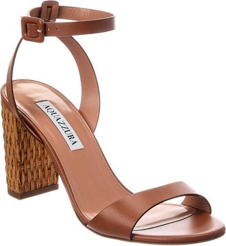 Aquazzura Sunseeker 85 Leather Sandal