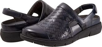 Softwalk Salina Woven II Womens Flat Shoes Navy : 6.5 W (D), Leather