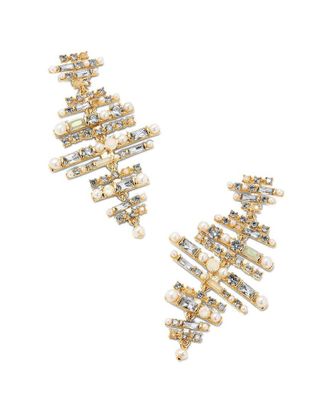 Kendra Scott Madelyn 14K Plated Gemstone CZ Statement Earring
