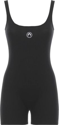 Marine Serre Playsuits - Dames - Playsuits - Zwart - M - Jumpsuits & Playsuits