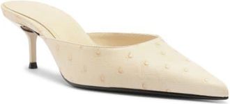 Schutz Julie Pointed Toe Mule in Eggshell at Nordstrom, Size 7.5