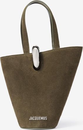 Jacquemus Nubuck-Secchiello in Trapezform Petit Bambola