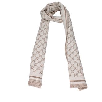 Gucci Damess Sjaals Wol Beige/Ivoor