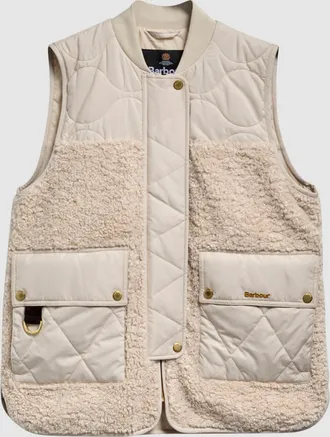 Barbour Veste Sans Manches Ampleforth Fleece Jasmine