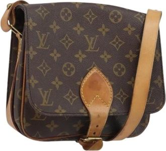 Louis Vuitton Pre-owned Cross Body Bags, female, Brown, Size: ONE SIZE Pre-owned Cartouchiere MM Shoulder Bag