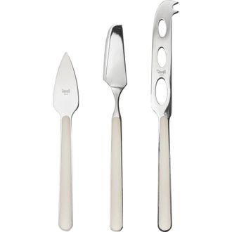 Mepra Fantasia Cheese Knives - 3 Pieces in Turtle Dove at Nordstrom
