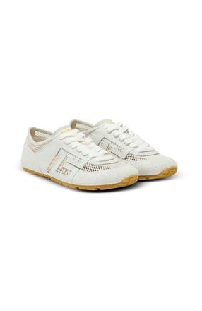Balmain Racer 45 trainers in calfskin, suede and nylon in White at Nordstrom, Size 35 Eu