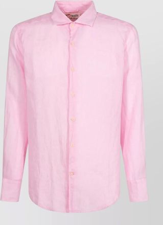 MC2 Saint Barth pamplona linen shirt long sleeve regular fit