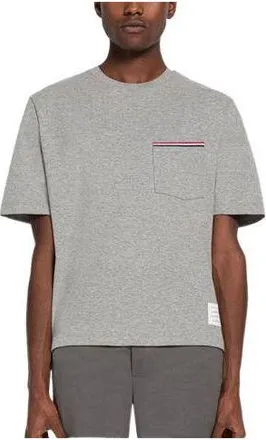 Thom Browne Short Sleeve T-Shirt Gray MJS183A-07323-055
