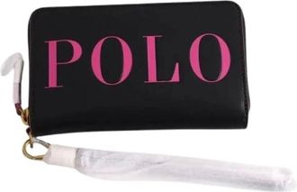 Ralph Lauren Pre-owned Clutches, female, Black, Size: ONE SIZE Pre-owned Leather Wallet