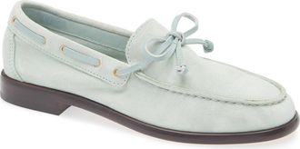 Rag & Bone Carter Boat Shoe in Mint Suede at Nordstrom Rack, Size 7.5Us / 37.5Eu