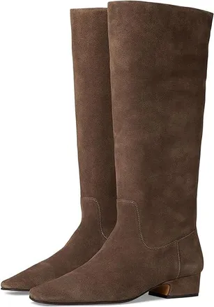 Steve Madden Dantelle Womens Boots Grey/Brown/White : 6.5 M, Suede